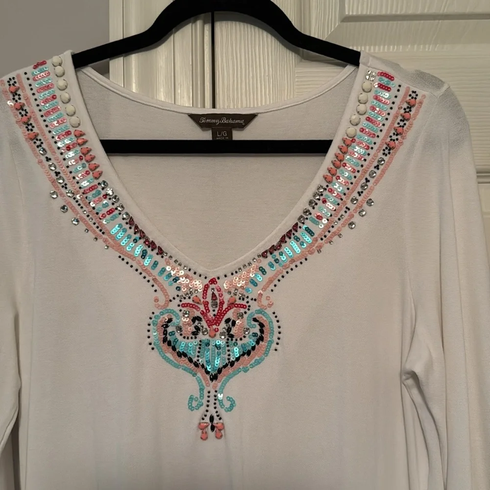 Gorgeous Tommy Bahama Jeweled Dress - Picture 3 of 8